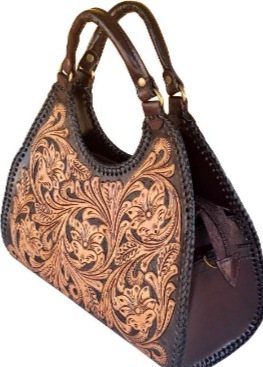 Carved Tote by CHARAM, view 2