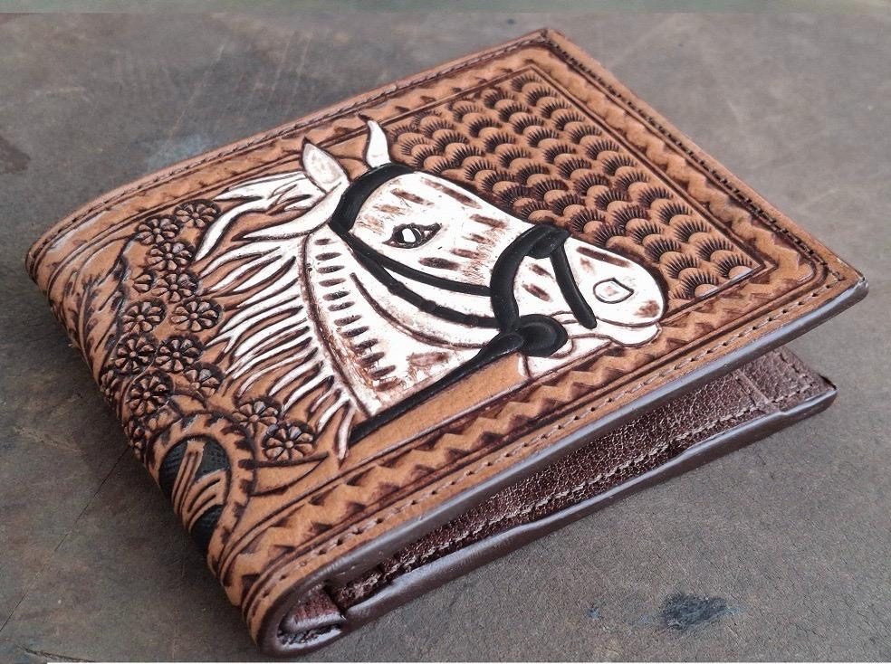 Horse Portrait Bifold Wallet by CHARAM