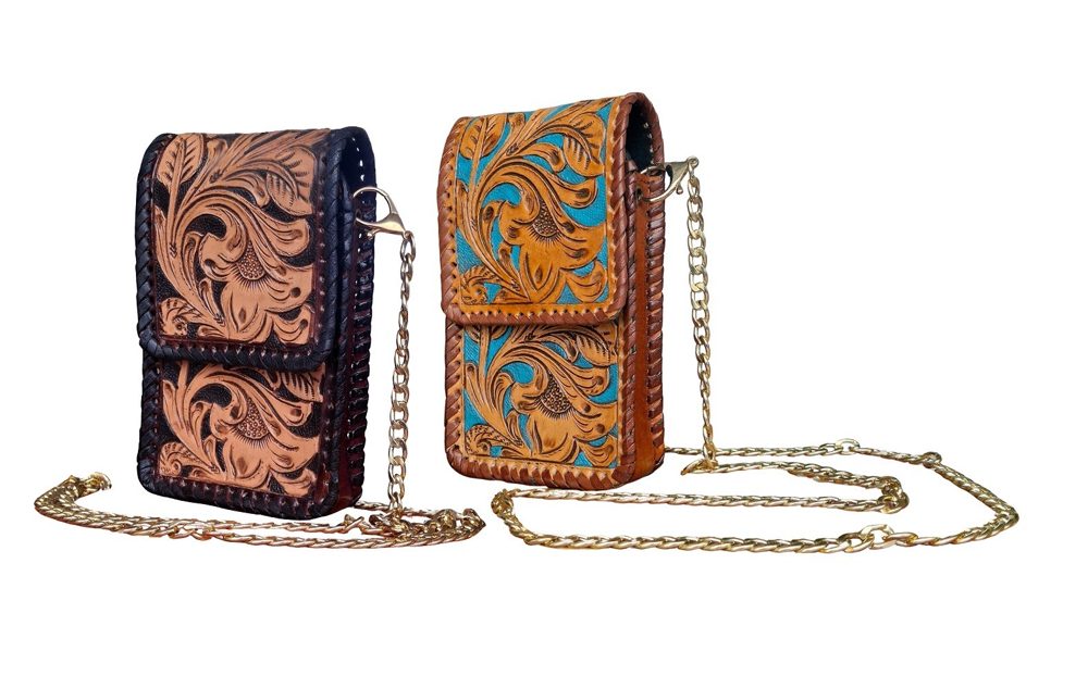 Tooled Phone Sling by CHARAM