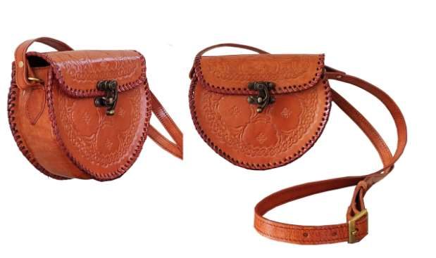Handmade Leather Sling Bag HLSB0055 by CHARAM