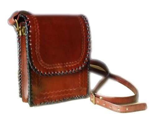 Handmade Leather Sling Bag HLSB006 by CHARAM