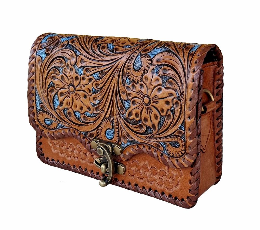 Camera-Style Sling, handmade leather by CHARAM